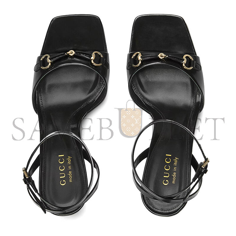 GUCCI WOMEN'S SANDAL WITH HORSEBIT 832469 GUCCI WOMEN'S SANDAL WITH HORSEBIT 832469